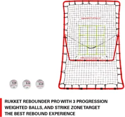 Rukket Baseball/Softball Rebounder Pro Trainer 12 Rukket Baseball/Softball Rebounder Pro Trainer -BaseBalls Shop RBND500 NOCOLOR DET alt1