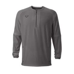 Evoshield Men's Long Sleeve BP Jacket -BaseBalls Shop WB60022 022XL Charcoal FRT