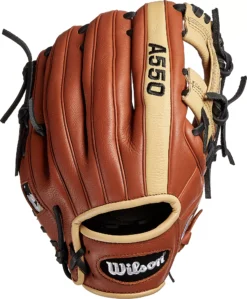 Wilson 11'' Youth A550 Series Glove -BaseBalls Shop WTA05RB20D11 Brown BCK