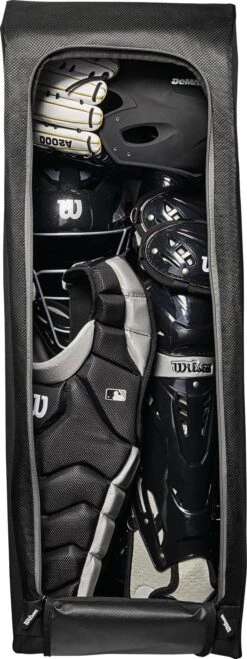 Wilson Team Gear Wheeled Bag -BaseBalls Shop WTA9710 BL Black DET