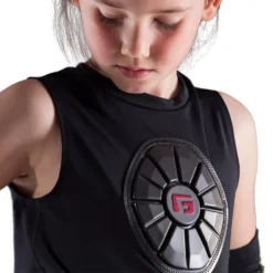 G-Form Youth Pro Sternum Shirt -BaseBalls Shop YSN0102 Black DET alt1
